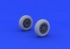 Eduard 632052 F4U-1 wheels diamond pattern 1/32 Tamiya